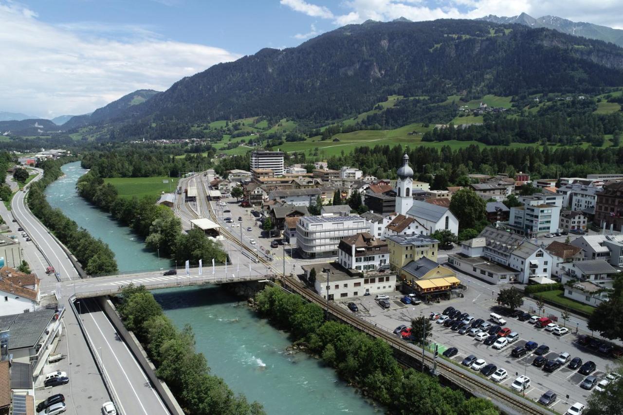 Hotel Rätia Ilanz/Glion Exterior foto