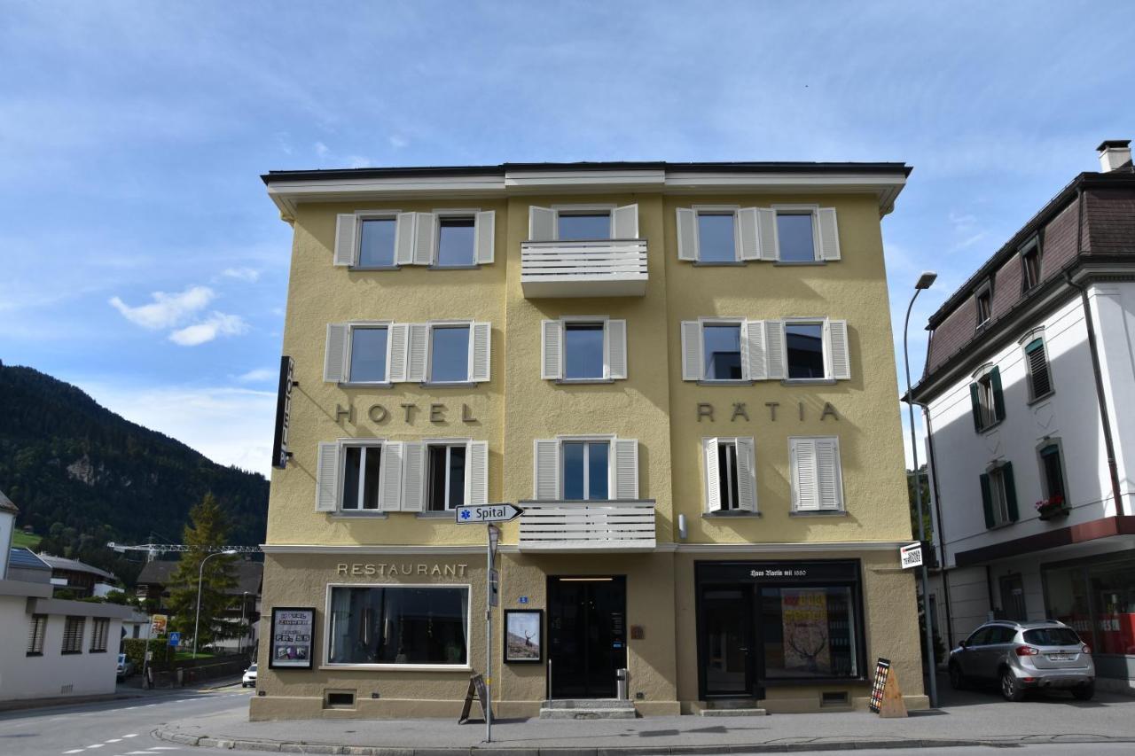 Hotel Rätia Ilanz/Glion Exterior foto